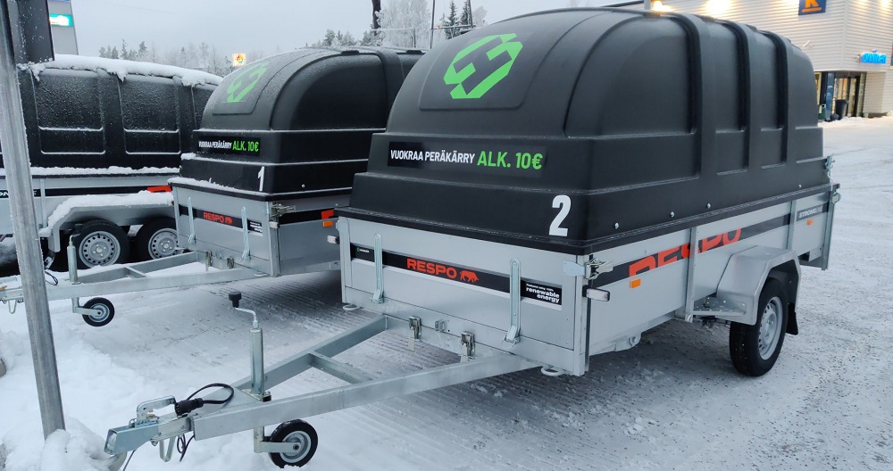 Hammer peräkärryn vuokraus