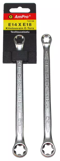 Ampro E-torx lenkkiavain E7 x E11 - Kiintolenkkiavaimet ja sarjat - 0005750 - 1