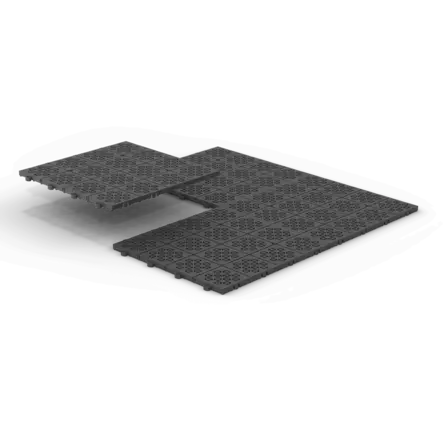 Atena Lattialaatta musta 1m² - Autotallikalusteet - 0021890 - 2