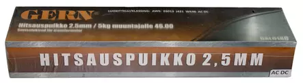 Hitsauspuikko 2,5mm / 5kg muuntajalle 46.01 - Hitsauspuikot - 0010540 - 1