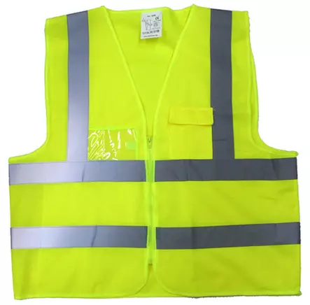 Huomioliivi keltainen vetoketjulla M - Työtakit ja paidat - 0002690 - 1