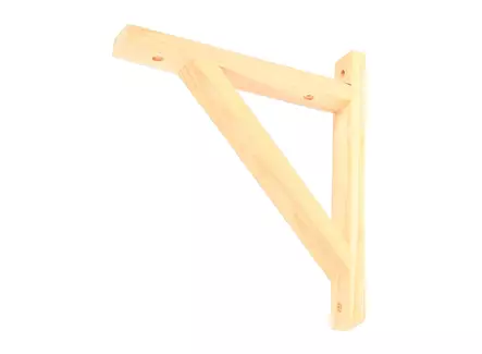 Hyllykannatin puu 19 cm - Puiset hyllynkannattimet - 0009000 - 1