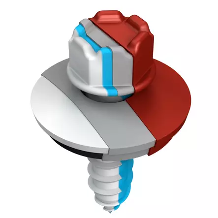 Kingi vaihtoruuvi 6,3 x 25, RR32 - Tumman ruskea, 150kpl - Kateruuvit - 0018440 - 2