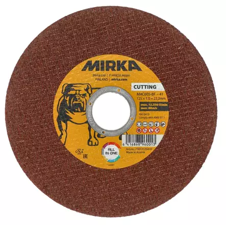 Mirka Multi Katkaisulaikka 125x1,0mm 10kpl - Katkaisulaikat - 0021930 - 2