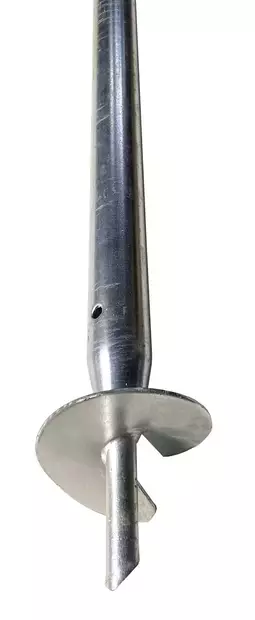 Ruuvipaalu, kiinteä laippakiinnike 80cm - Ruuvipaalut ja teräsjalat - 0011460 - 2