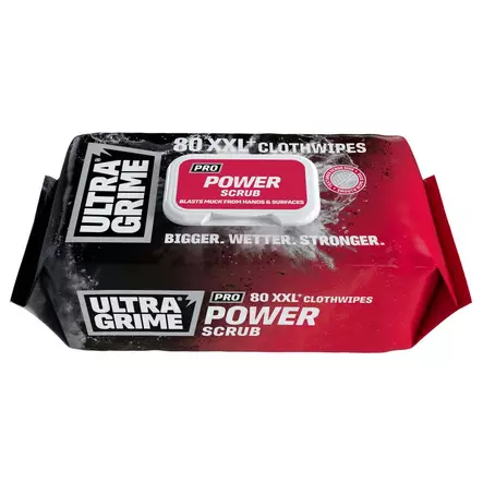 UltraGrime Puhdistusliina XXL Power Scrub 38x25cm 80kpl - Muut paperit ja pyyhkeet - 0022010 - 2