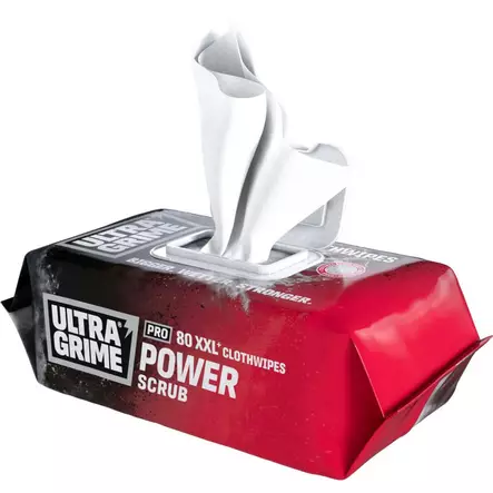 UltraGrime Puhdistusliina XXL Power Scrub 38x25cm 80kpl - Muut paperit ja pyyhkeet - 0022010 - 1