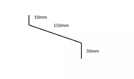 Warma Kynnyspelti alumiini riisinjyvä 150mm, pituus 1,2m - Kynnyspellit ja tasolistat - 0009730 - 2