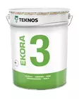 Teknos Pohja- Ja Kattomaali Ekora 3 valkoinen 18L - Sisämaalit - 0019930 - 1