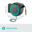 Gardena Seinäletkukela RollUp M/L 13mm x 25m - Letkukelat - 0021880 - 7