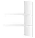 Hyllylevy melamiini valkoinen 57cm x 207cm - Melamiini hyllylevyt - 0009820 - 1