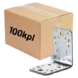 Kulmalevy 90x90x65x2,5mm 100kpl (LTK) - Kulmalevyt - 0022370 - 1
