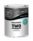 Maston Maali 2K PU Musta RAL9005 kiiltävä 720ml - Metalli- ja ruosteenestomaalit - 0018340 - 1