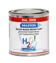 Maston maali H2O! RAL3000 Tulenpunainen 250ml - Sisämaalit - 0000230 - 1