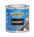 Maston maali Hammer Sileä Matta musta 250ml - Metalli- ja ruosteenestomaalit - 0000250 - 1