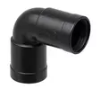 Muhvikulma 32mm 90ast jyrkkä musta - 32mm viemäriosat - 0018200 - 2