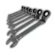 Räikkälenkkiavainsarja nivelellä 8-19 mm 7-os - Kiintolenkkiavaimet ja sarjat - 0018400 - 1