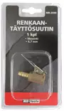 Renkaantäyttösuutin 6,7 mm, messinki, 1 kpl - Renkaantäyttölaitteet - 0013000 - 1
