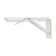 Taitettava seinäkannatin 300mm Valkoinen - Metalliset hyllynkannattimet - 0020280 - 1