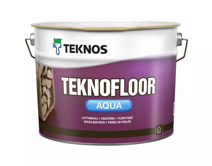 Teknos Lattiamaali Teknofloor Aqua C-Pohja 9L - Sisämaalit - 0019960 - 1