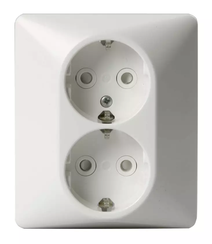 ABB Jussi uppopistorasia 2-os peitel. 302EUJP - Uppo-asennus rasiat ja kytkimet - 0007420 - 1