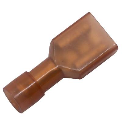 Abiko Eristetty laattaliitin naaras 1,5-2,5mm² 50kpl - Liittimet ja tarvikkeet - 0014650 - 1