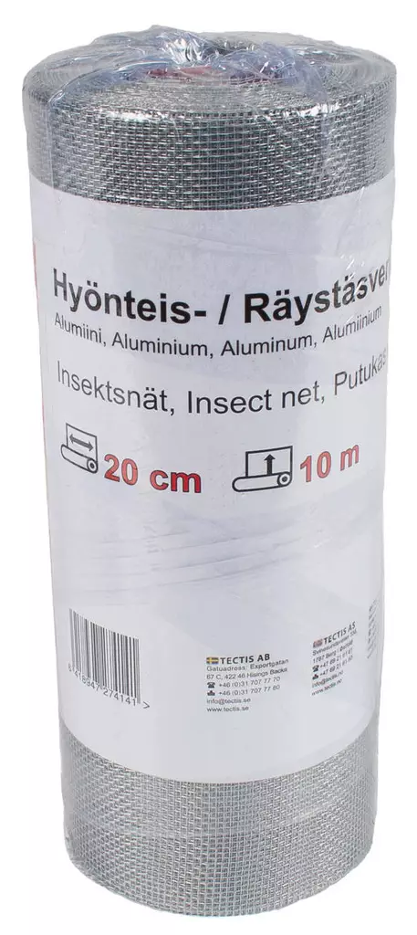 Alumiiniverkko 20cm x 10m - Koiratarhat ja eläinverkot - 0009120 - 1