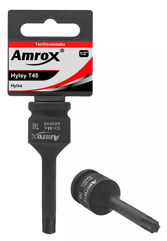 Amrox torx-voimahylsy 1/2" T30 - Hylsyt - 0005220 - 1