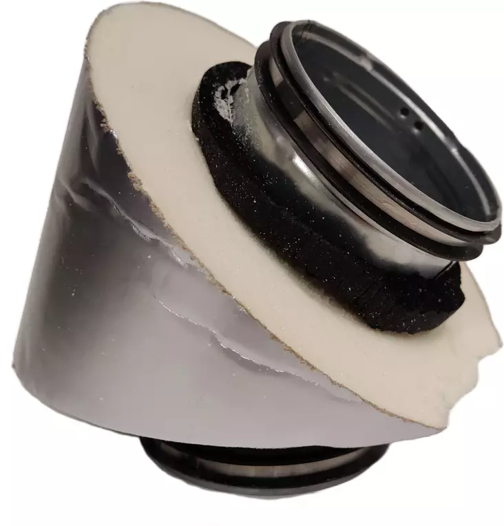 Betterpipe Kulmayhde 45 ast. 100mm Eristetty - 100mm IV- osat - 0016510 - 1