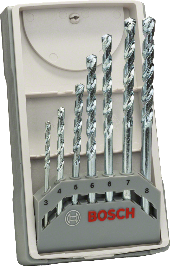 Bosch kiviporanteräsarja 7-os 3-8mm - Poranteräsarjat - 0000650 - 1