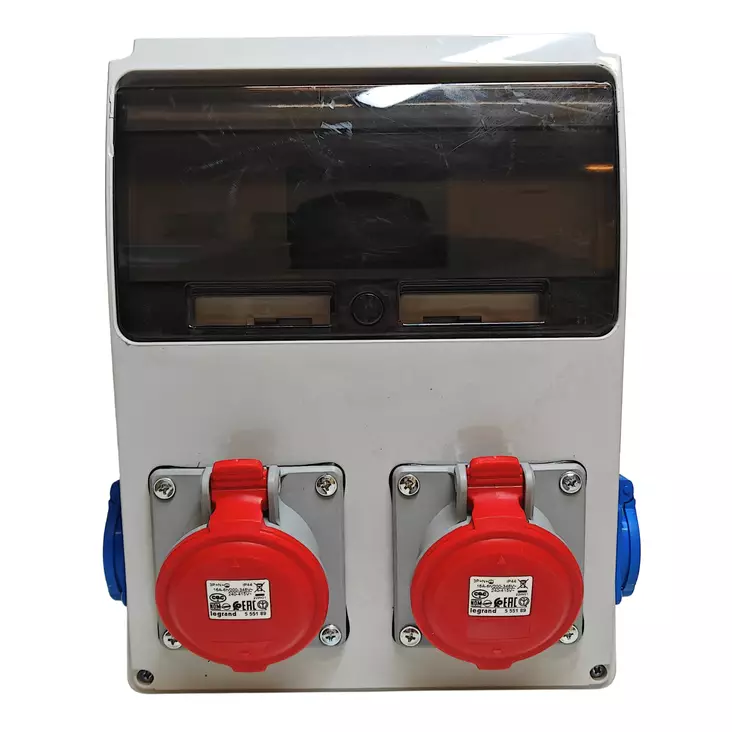 Cetinkaya Pano Pistorasiakotelo 2x16A schuko + 2x16A voimapistorasia 230x300x115mm - Pinta-asennus rasiat ja kytkimet - 0020680 - 1