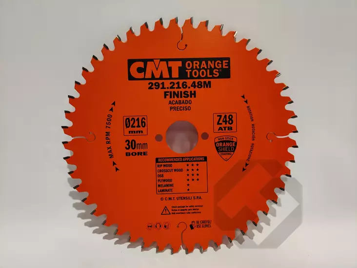 CMT Pyörösahanterä 216x48Tx30mm - Pyörösahanterät sirkkeliin - 0000030 - 1