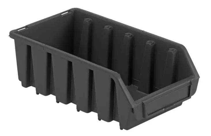 Ergobox hyllylaatikko musta 2 - Ottolaatikot ja varaosalaatikot - 0014180 - 1