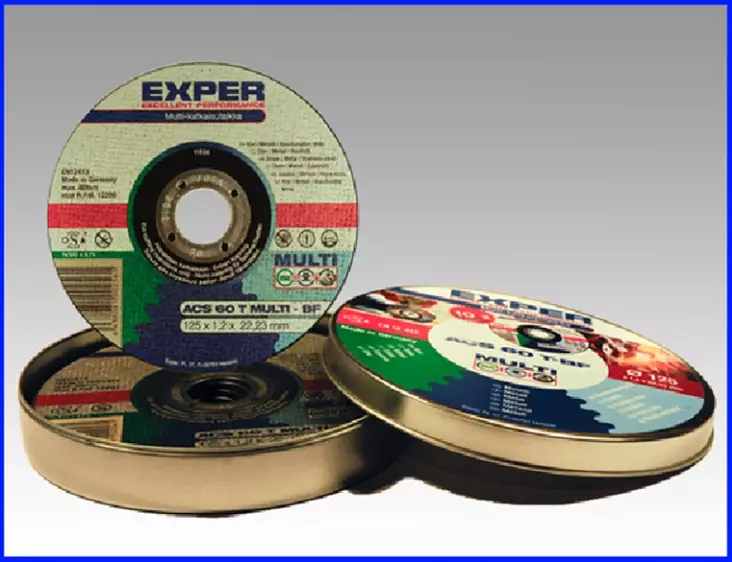 Exper Katkaisulaikka multilaikka 125x1,2mm ACS60T 10kpl - Katkaisulaikat - 0012610 - 1