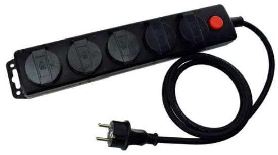 Harju Jatkojohto 5-os 1,5m IP44 3x1,5mm² - Ulkojatkojohdot - 0010070 - 1