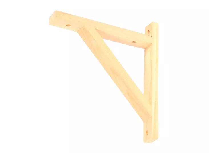 Hyllykannatin puu 19 cm - Puiset hyllynkannattimet - 0009000 - 1