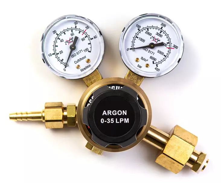 Kaasuvirtausmittari Argon 2-kellolla - Hitsaustarvikkeet - 0001600 - 2