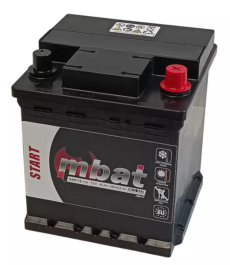Käynnistysakku/45Ah/390A 175x175x190/B3/- + - Käynnistysakut - 0014200 - 1