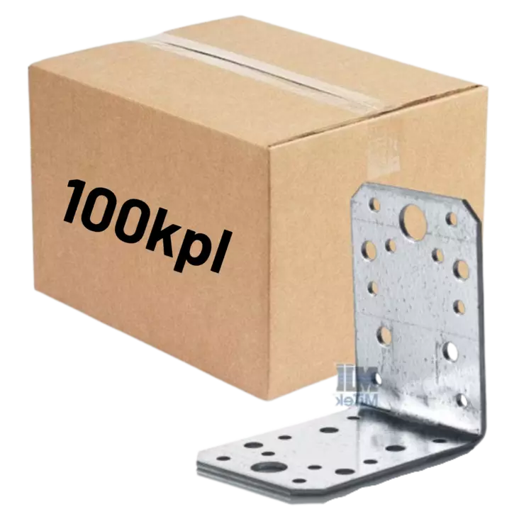 Kulmalevy 90x90x65x2,5mm 100kpl (LTK) - Kulmalevyt - 0022370 - 1