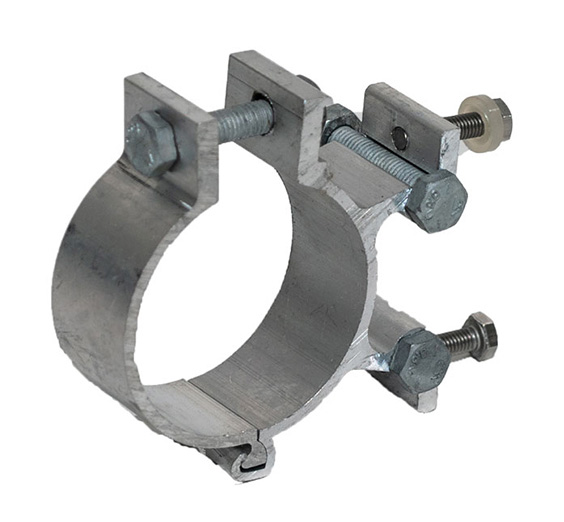 Kyltin/merkin Alumiinikiinnitin 60mm, läpikiinnitys - Kylttien kiinnitystarvikkeet - 0015250 - 1