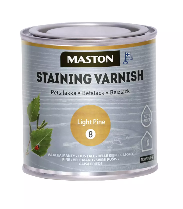 Maston petsilakka 250ml 8 Vaalea mänty - Petsit  - 0000290 - 1