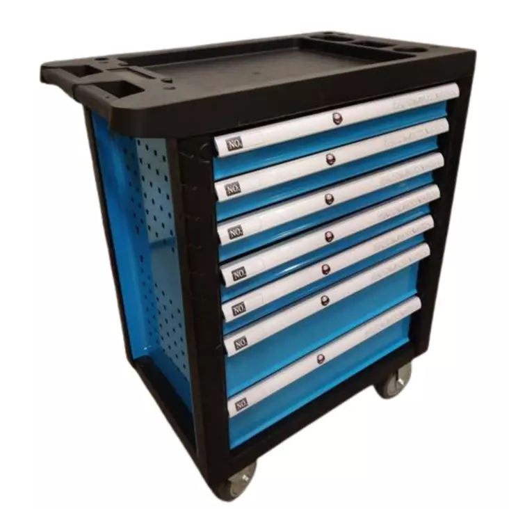 Meister Pro työkaluvaunu 7-laatikkoa, ilman työkaluja - Työkalupakit - 0015610 - 1