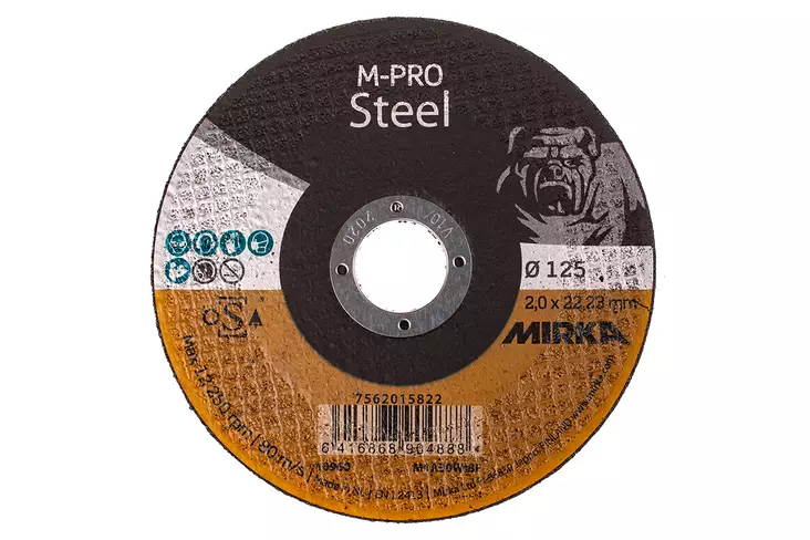 Mirka M-Pro Katkaisulaikka 125x2,0mm Steel - Katkaisulaikat - 0007010 - 1