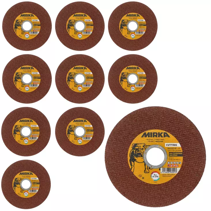 Mirka Multi Katkaisulaikka 125x1,0mm 10kpl - Katkaisulaikat - 0021930 - 1