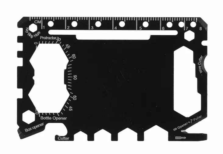 Monitoimityökalu Superkortti musta - Muut puukot ja monitoimityökalut - 0018860 - 1
