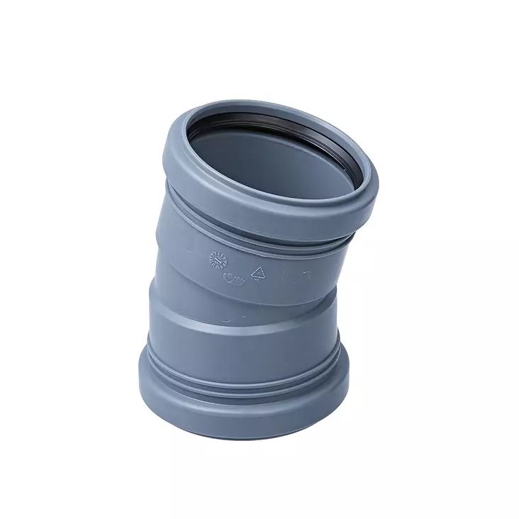 Muhvikulma 75mm 15 ast. - 75mm viemäriosat - 0018620 - 2