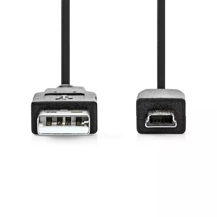 Nedis USB kaapeli 2.0 USB-A Uros-USBmini-B 5 pin Uros 2.00m - Tietokonetarvikkeet - 0007060 - 1