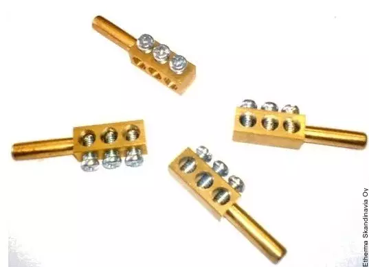 N/PE haaroitusliitin Nikale 3-os - Liittimet ja tarvikkeet - 0019630 - 1