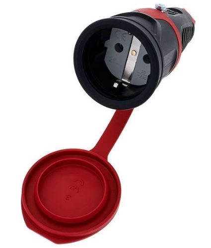 PCE Jatkopistorasia 1-os irtoläpällä IP44 - Pistotulpat ja roikanpäät - 0014020 - 1