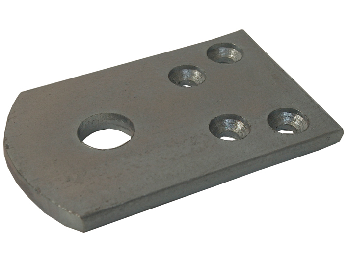 Pisla riippulukonsalpa 83x60x5mm/Ø 12mm 2kpl sinkitty/tukeva - Salvat ja lukot - 0001900 - 1